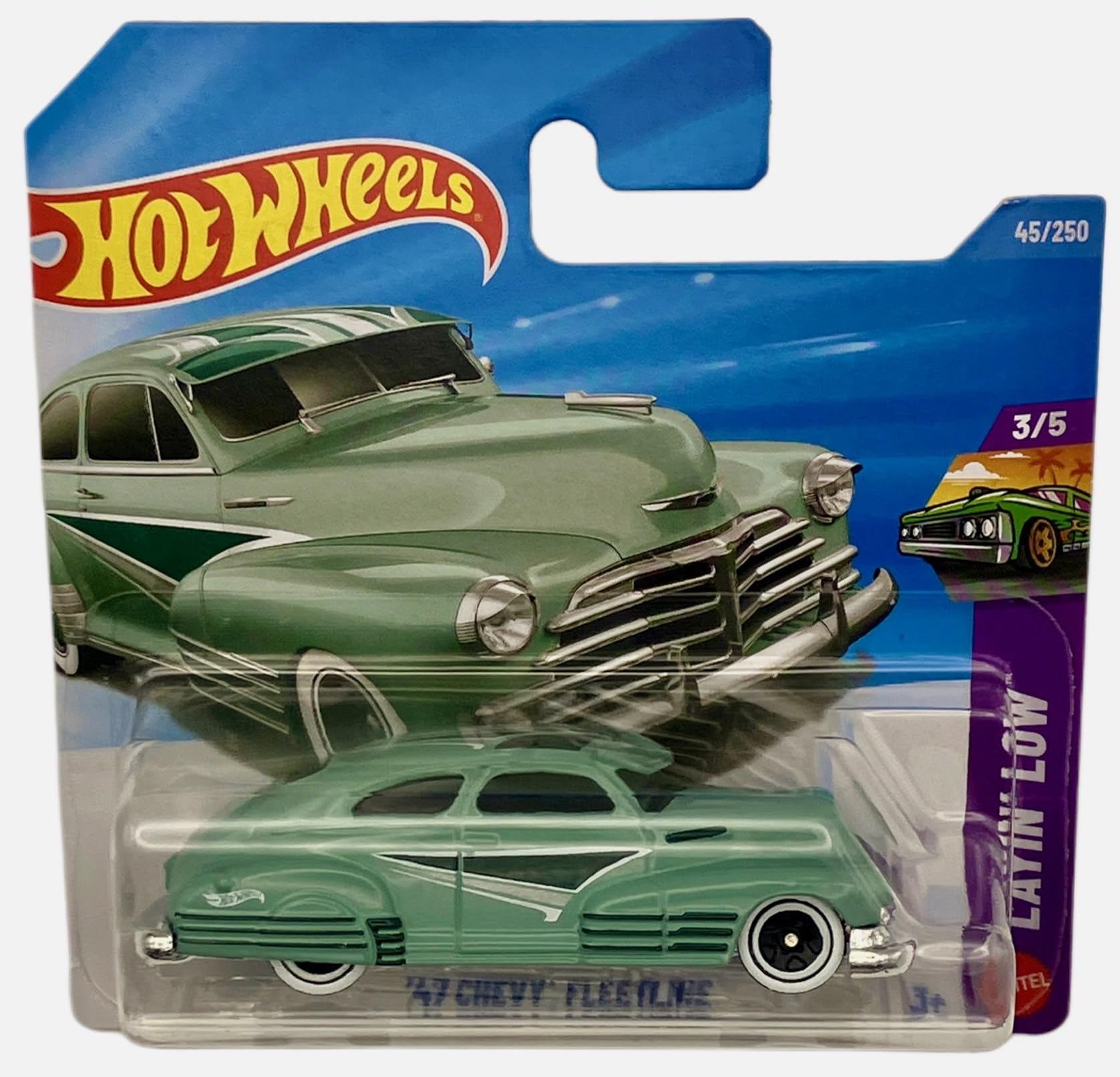 47 フリートライン　ミニカー　homierollers ローライダー Amazon.com: Hot Wheels – '47 Chevy Fleetline - Turquoise Lowrider
